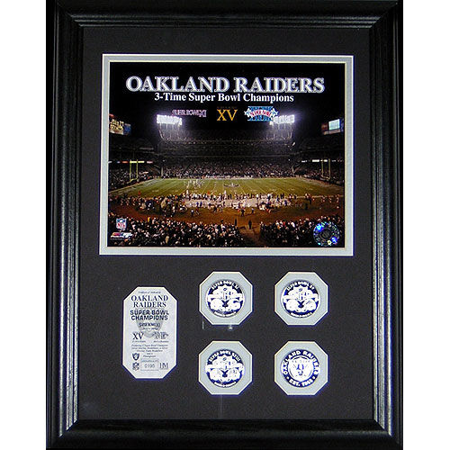 Oakland Raiders 3 Time Super Bowl Champs Photomintoakland 