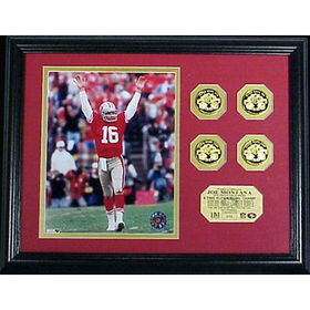 Joe Montana 4 Time Super Bowl Champion Photomintjoe 