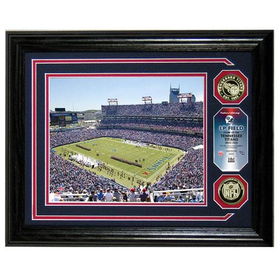 Tennessee Titans LP Field Photomint with two 24KT Gold Coinstennessee 