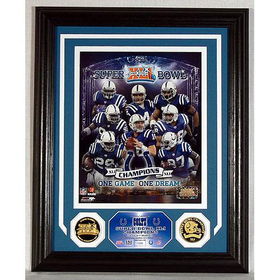 Colts Super Bowl XLI Champions Collage Photo Mintcolts 
