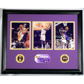 Kobe Bryant Trio Photomint w/24KT Gold Coinskobe 