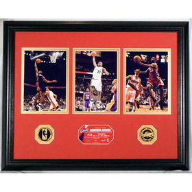 Lebron James Trio Photo Mint W/ Two 24Kt Gold Coinslebron 