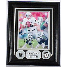 Rich Gannon Autographed" Pin Collection Photo Mint"rich 