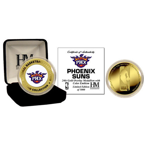 Phoenix Suns 24Kt Gold And Color Team Coinphoenix 