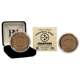 Pittsburgh Steelers Super Bowl XLIII Champions Bronze Coinpittsburgh 