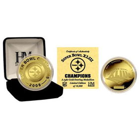 Pittsburgh Steelers Super Bowl XLIII Champions 24KT Gold Coinpittsburgh 