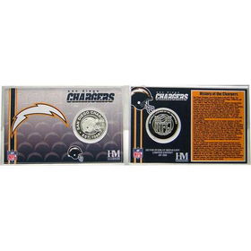 San Diego Chargers Team History Coin Cardsan 