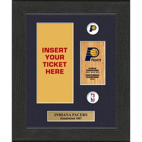 Indiana Pacers NBA Framed Ticket Displaysindiana 