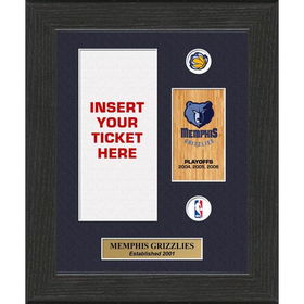 Memphis Grizzlies NBA Framed Ticket Displaysmemphis 