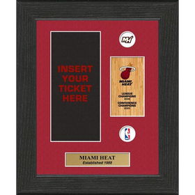 Miami Heat NBA Framed Ticket Displaysmiami 