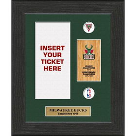Milwaukee Bucks NBA Framed Ticket Displaysmilwaukee 
