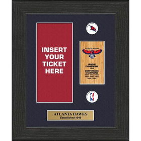 Atlanta Hawks NBA Framed Ticket Displaysatlanta 