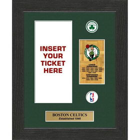 Boston Celtics NBA Framed Ticket Displaysboston 