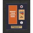 Charlotte Bobcats NBA Framed Ticket Displays