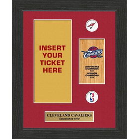 Cleveland Cavaliers NBA Framed Ticket Displayscleveland 