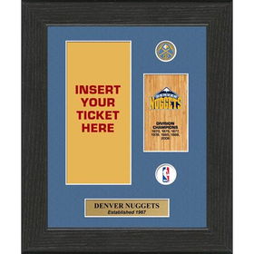 Denver Nuggets NBA Framed Ticket Displaysdenver 