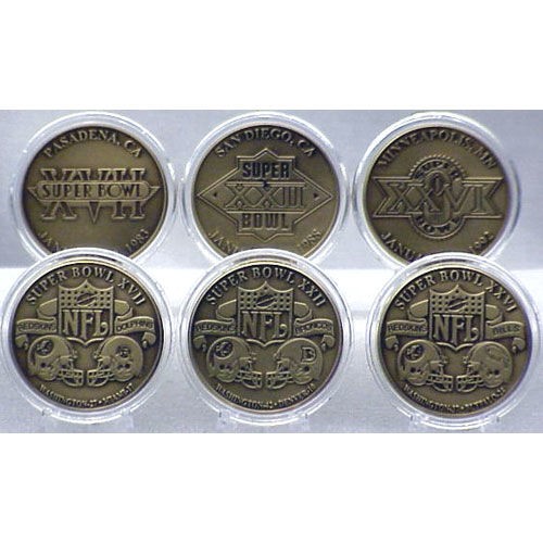 Washington Redskins Bronze Super Bowl Collectionwashington 