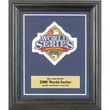 2008 World Series Embroidered Commemorative Patch Mat and Frame