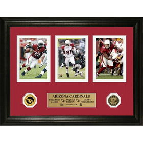 Arizona Cardinals Trio" Photo Mint w/ 2 24kt Gold Minted Coins"arizona 