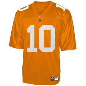 Tennessee Volunteers #10 Official Replica NCAA Game Jersey (Orange) (X-Large)tennessee 