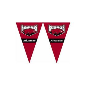 Arizona Wildcats NCAA 25Ft String Of 6 x 9 Party Pennants (Flags)arizona 