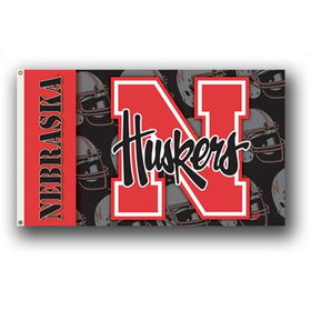 Nebraska Cornhuskers NCAA 3' x 5' Premium 2-Sided Banner Flagnebraska 