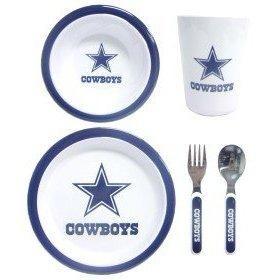 Dallas Cowboys NFL Children's 5 Piece Dinner Setdallas 