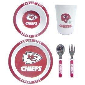 Kansas City Chiefs NFL Children's 5 Piece Dinner Setkansas 