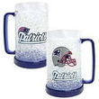 New England Patriots NFL Crystal Freezer Mug