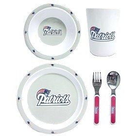 New England Patriots NFL Children's 5 Piece Dinner Setengland 