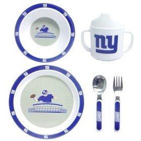 New York Giants NFL Children's 5 Piece Dinner Setyork 