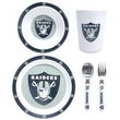 Oakland Raiders NFL Children's 5 Piece Dinner Set