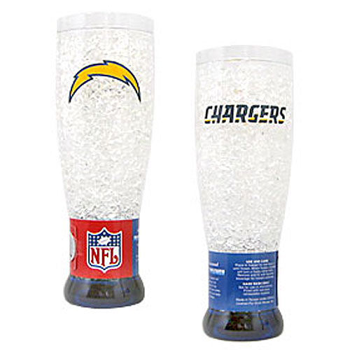 San Diego Chargers NFL Crystal 16oz Pilsner