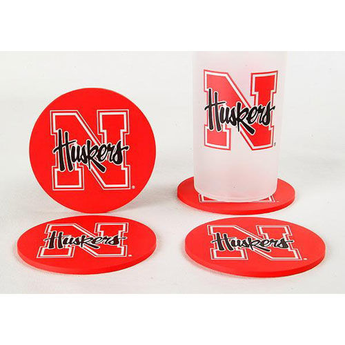 Nebraska Cornhuskers NCAA Coaster Setnebraska 