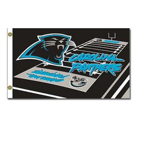 Carolina Panthers NFL Field Design 3'x5' Banner Flagcarolina 