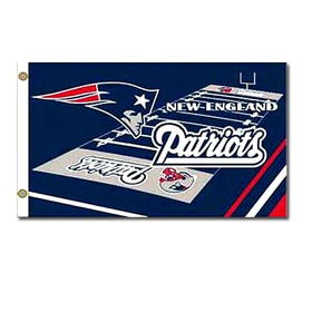 New England Patriots NFL Field Design 3'x5' Banner Flagengland 