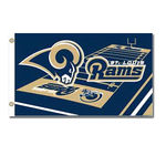 Saint Louis Rams NFL Field Design 3'x5' Banner Flag