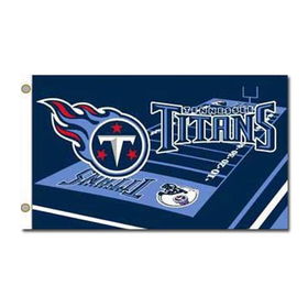 Tennessee Titans NFL Field Design 3'x5' Banner Flagtennessee 
