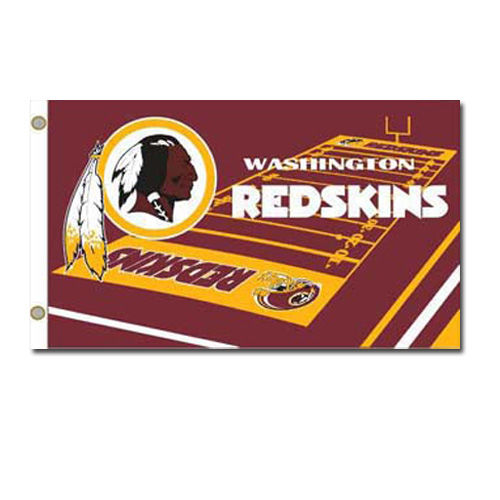 Washington Redskins NFL Field Design 3'x5' Banner Flag