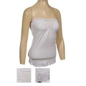 Ladies Sleeveless Tank With Lace Trim Case Pack 6ladies 