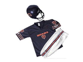 Chicago Bears Youth NFL Team Helmet and Uniform Set  (Small)chicago 