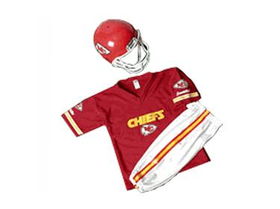 Kansas City Chiefs Youth NFL Team Helmet and Uniform Set  (Medium)kansas 