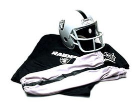 Oakland Raiders Youth NFL Team Helmet and Uniform Set  (Small)oakland 