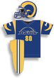 St. Louis Rams Youth NFL Team Helmet and Uniform Set  (Medium)
