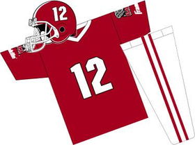 Alabama Crimson Tide Youth NCAA Team Helmet and Uniform Set (Medium)alabama 