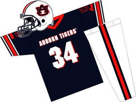 Auburn Tigers Youth NCAA Team Helmet and Uniform Set  (Medium)auburn 