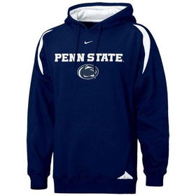 Penn State Nittany Lions NCAA Youth Pass Rush Hoody Sweatshirt by Nike (Navy Blue) (Large)penn 