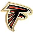 Atlanta Falcons NFL Pewter Logo Trailer Hitch Cover