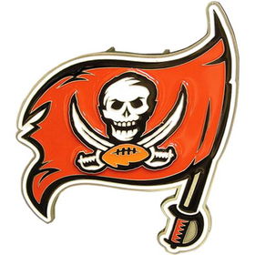 Tampa Bay Buccaneers NFL Pewter Logo Trailer Hitch Covertampa 