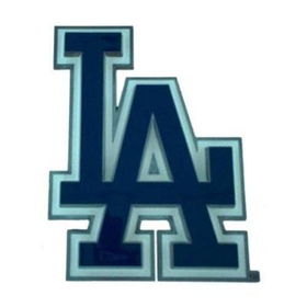 Los Angeles Dodgers MLB Pewter Logo Trailer Hitch Coverlos 
